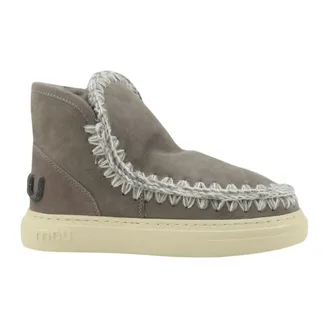 Mou Eskimo Sneaker Bold Glitter Logo - - Shoes - Donna - Grigio - 37 EU