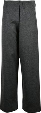 Niccol&ograve; Pasqualetti Niccol&ograve; Pasqualetti, Broeken, Dames, Grijs, S, Wol, Pantalone Harem