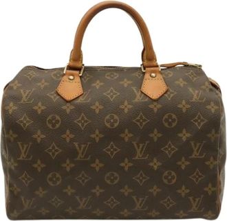 Louis Vuitton Pre-owned Monogram Handbag M41526 - Dames - Vintage Handtas - Bruin - ONE Size - Vintage