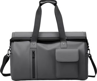 Generic Duffle Bag Travel Duffel Durable Sports Stylish Handbag,Compatible For Gym Weekend Trip Daily Use(Grey)