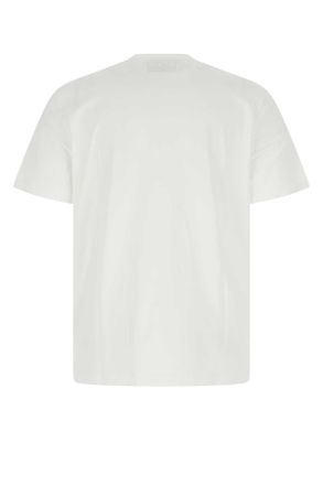 Golden Goose Logo-Embroidered Cotton T-Shirt - White