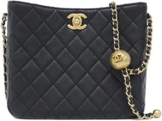 Chanel Borsa a spalla Pre-owned in pelle di agnello - - Pre-owned - Donna - Nero - ONE SIZE