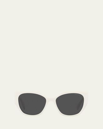 Prada Geometric Square Acetate Sunglasses