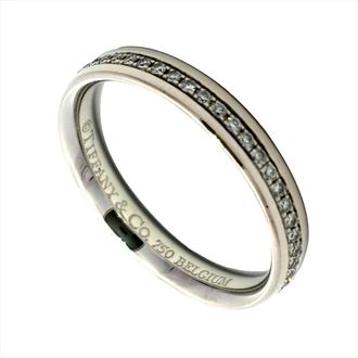 Tiffany & Co. Metro White Gold (18K) Band Ring (Pre-Owned)
