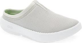 Oofos OOcoozie Sport Mule in White/Gray at Nordstrom Rack, Size 6.5