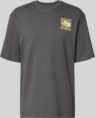The North Face Oversized T-Shirt mit Logo-Print in Anthrazit, Gr&ouml;&szlig;e XXL