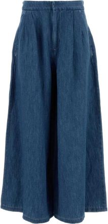 Max Mara Denim Nastro Jeans - Dames - Loose Fit Jeans - Blauw - S - Denim - Jeans