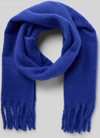 Pieces Schal mit langen Fransen Modell NIKITA in Royal, Größe 1