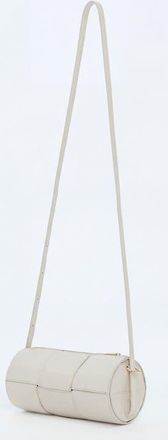 FURNIQ Harley Woven Leather Handbag in Beige at Nordstrom
