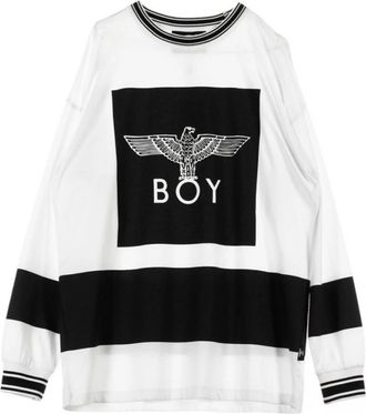 Boy London Lady London T-shirt - Dames - Sweatshirts - Wit - S - Hoodies & sweatvesten