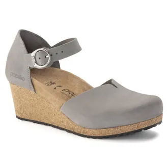 Birkenstock Womens Mary Ring-Buckle Narrow Sandal In Dove Gray