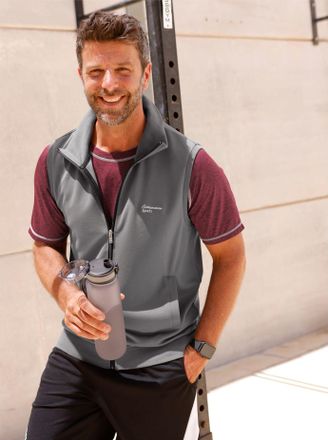 Catamaran Sweatjacke CATAMARAN, Herren, Gr. 44/46, anthrazit, 70% Viskose, 27% Polyester, 3% Elasthan, Sweatjacken Sweatjacke