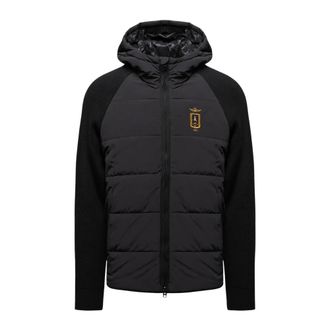Aeronautica Jassen, Heren, Zwart, 2Xl, Leer, 262Am 1389Ucl 00005 Hybrid Jacket