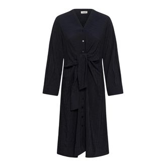 Soaked In Luxury SLPinatubo Jurk - Dames - Jurken - Blauw - Maat: XL Nylon