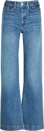 Paige Leenah belt-loop pocket jeans - women - Cotton/Elastane - 25 - Blue
