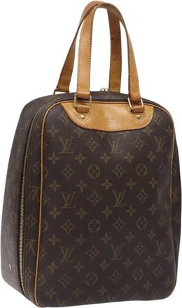 Louis Vuitton Excursion Handbag Monogram Canvas Brown Canvas Bag (Pre-Owned)