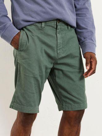 Fat Face FatFace Stow Green Garment Dye Chino Shorts
