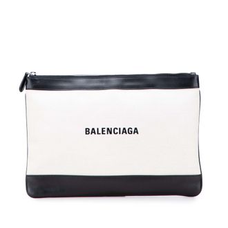 Balenciaga Canvas Tas met Leren Accenten