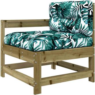vidaXL Vidaxl - Sill&oacute;n De Jard&iacute;n Con Cojines Madera De Pino Impregnada