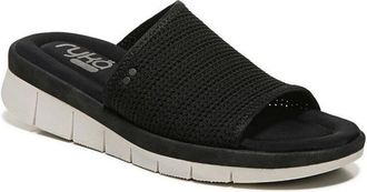 Ryk&auml; Womens Ryka Ellie Sandal Size M Black Comfort Slide Slipper HTAT158