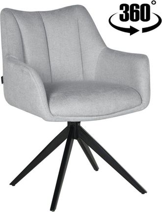 OEM Silla Giratoria Tapizada Mondo, Tela Gris