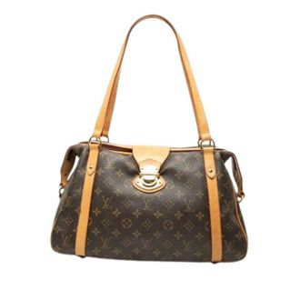 Louis Vuitton Pre-owned Stresa PM - Dames - Pre-owned - Bruin - Maat: ONE Size Leer