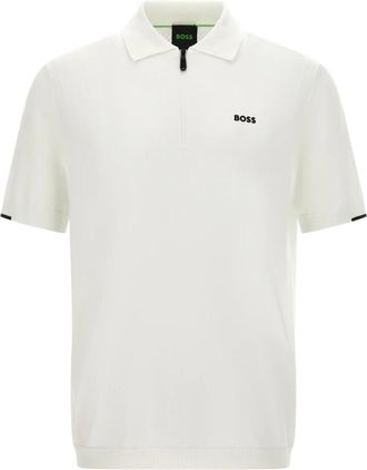HUGO BOSS Ever-X Poloshirt - Heren - Tops - Wit - Maat: M Katoen