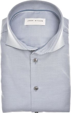 John Miller business overhemd John Miller Tailored Fit blauw