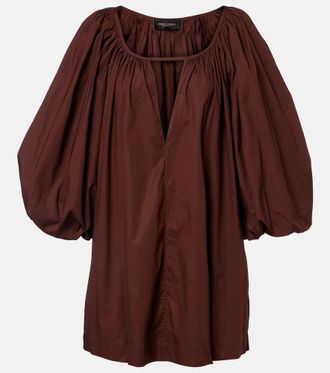 Adriana Degreas Cotton-blend minidress