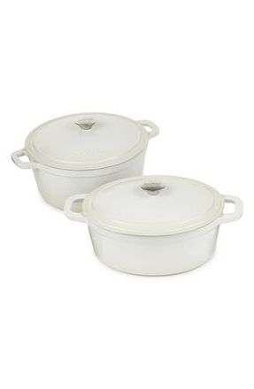 Berghoff Neo 4-Piece Cast Iron Dutch Oven Cookware Set in White at Nordstrom Rack