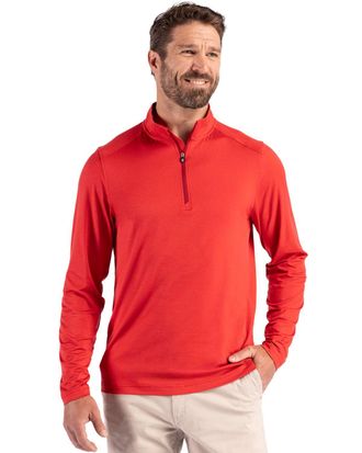 Cutter & Buck Coastline Epic Comfort Recycled Mens Quarter Zip