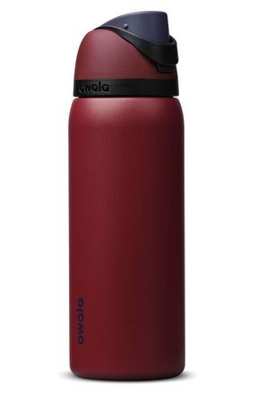 Owala 32oz. FreeSip Stainless Steel Water Bottle in Burgundy at Nordstrom, Size 32 Oz
