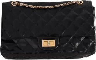 Chanel Pre-owned 2.55 Shoulder Bag - Dames - Vintage Schoudertas - Zwart - ONE Size - Leer - Vintage