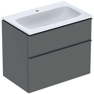 Keramag Keramag - Geberit Icon Set Mueble Lavabo Con Mueble Bajo Lavabo, 2 Cajones