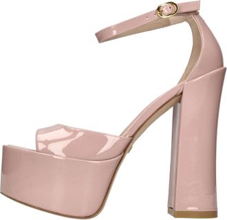 Stuart Weitzman Schoenen, Dames, Roze, 40 EU, Leer, Skyhigh 145 Plateau Sandaal