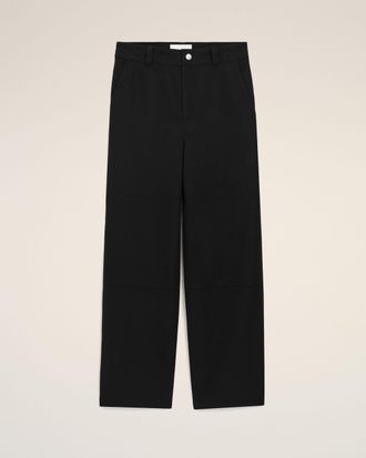 Ami Black New Wool Worker Trousers Black - XXL - for Men