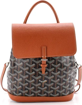 Goyard Alpin Backpack Coated Canvas Mini