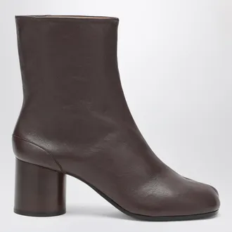 Maison Margiela Stivaletto Tabi marrone moka