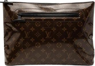 Louis Vuitton Pre-owned Pochette Cosmos - Dames - Vintage Clutch - Bruin - ONE Size - Vintage