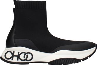 Jimmy Choo London Landon Sock Boots Herren Stoff Schwarz