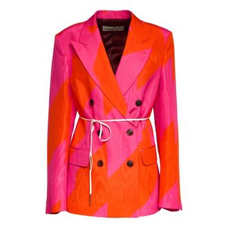 Dries Van Noten Blazers, female, Pink, Size: M Blazers