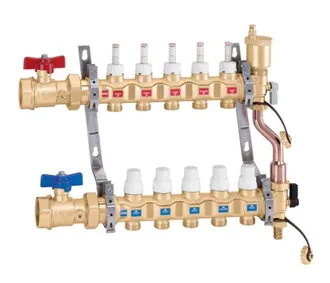 Caleffi Collettore Premontato Attacco 1F, 3 Derivazioni 3/4 M Caleffi 6686c5s1 3 - 1 F