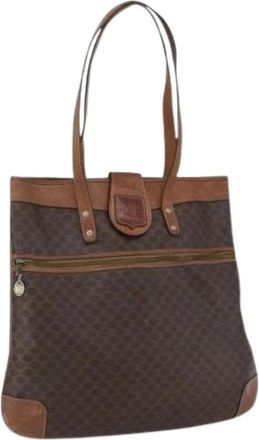 Celine Pre-owned Vintage Tote Bag - Dames - Vintage Shopper - Bruin - ONE Size - Leer - Vintage