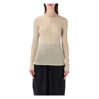 SOEUR Long Sleeve Tops, female, Beige, Size: XS Isabella Top
