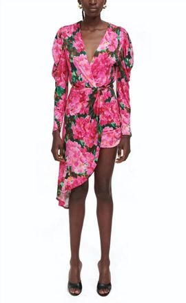 Ronny Kobo Talon Dress In Pink Multi
