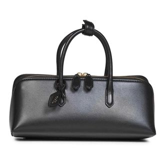Alaia Tassen, Dames, Zwart, ONE Size, Leer, Delta Small Bag in Box Calfskin