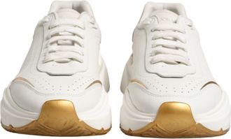 Dolce & Gabbana White Gold Daymaster Low Top Sneakers Womens Shoes (Pre-Owned)