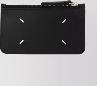 Maison Margiela leather zip card holder