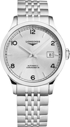 Longines Record Automatic Silver Dial Watch L28204766