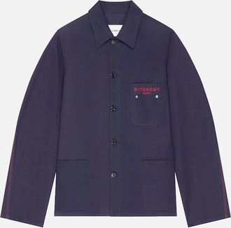 Givenchy Mens Denim Jacket Navy - Size: Regular/36